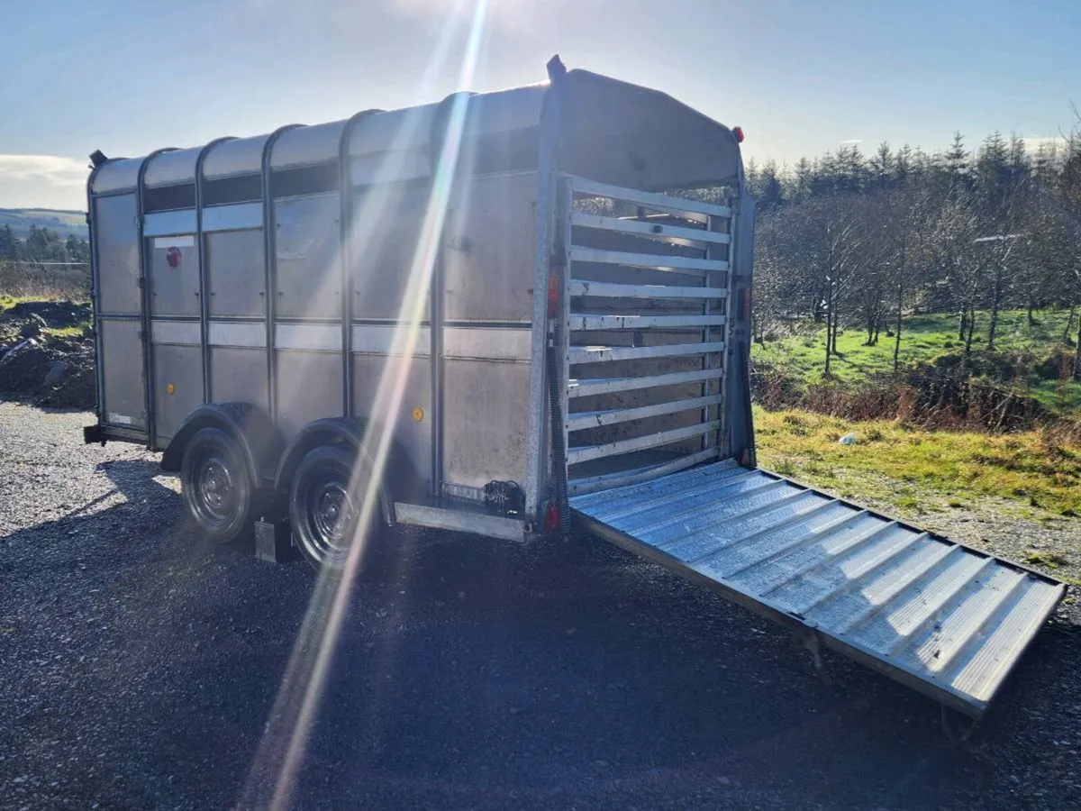 Ifor williams cattle trailer 12 x 6 - Image 1
