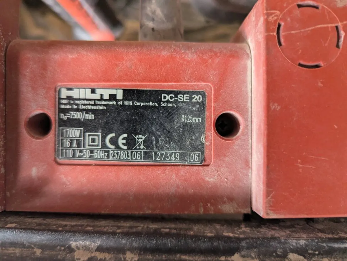 Hilti DC-SE20 wall chasing cutter - Image 4