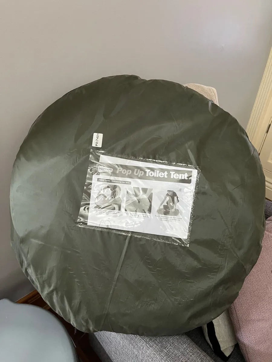 Portable camping toilet and pop up toilet tent - Image 4