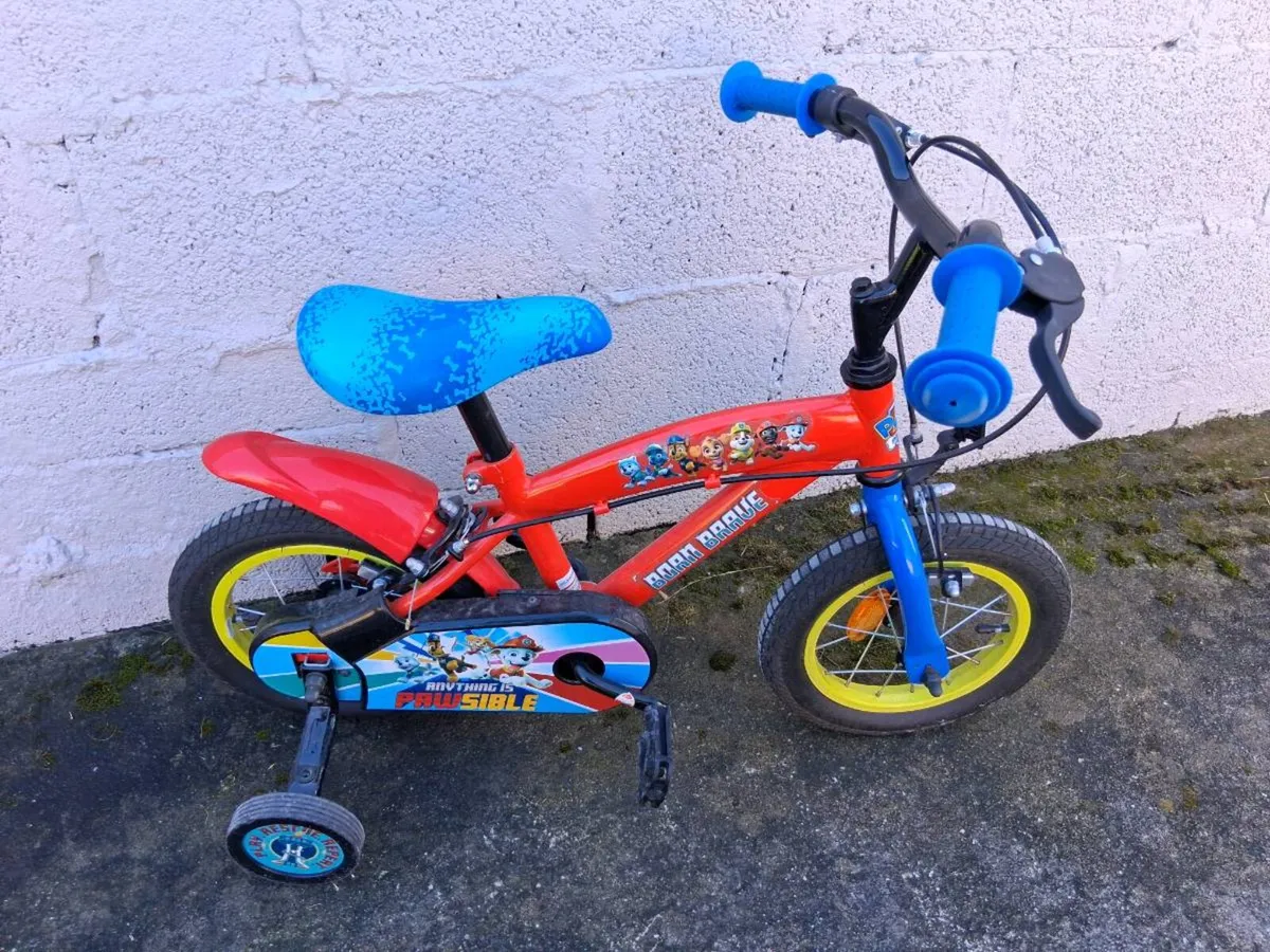 Paw patrol 12inch bike