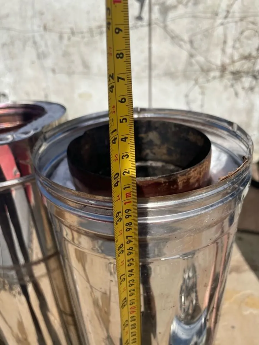 5 inch Insulated Flue Pipe Set. Excellent Condition - Image 3