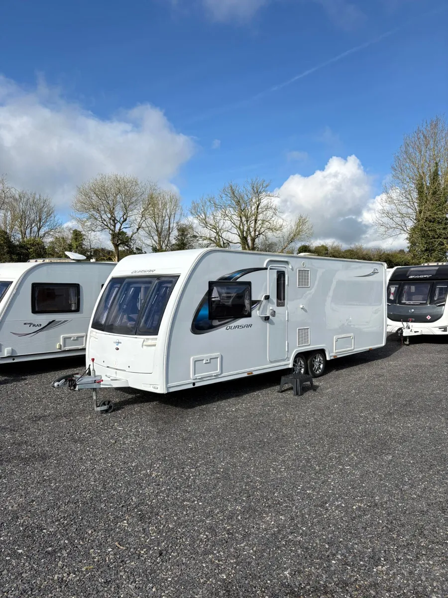 2018 Lunar Quasar 4 Berth Island Bed Caravan - Image 1