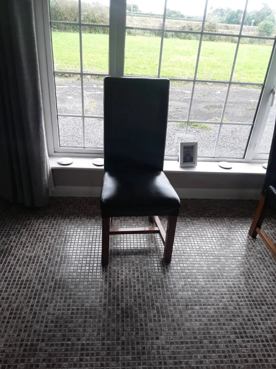 Leather dining chairs top quality - Image 2