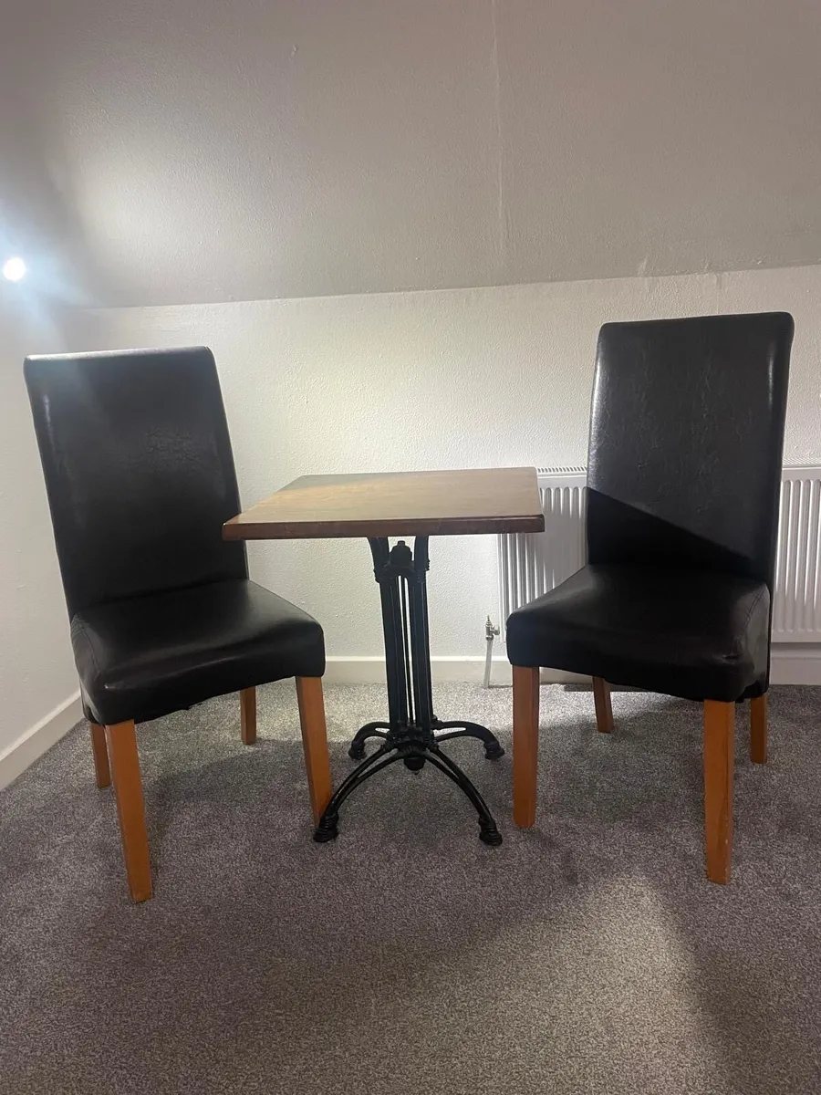 Bistro table and chairs - Image 2