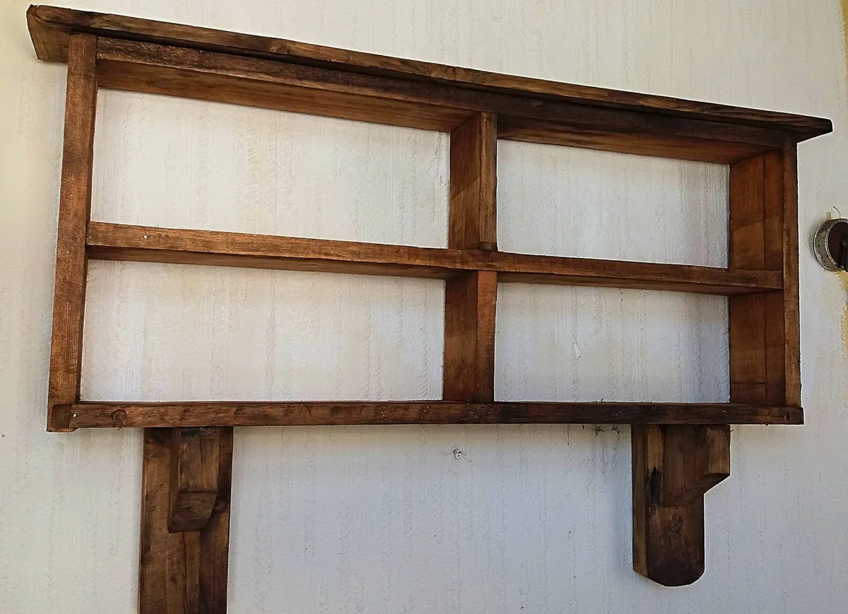 Rustic Cubby Box shelved storage / display - Image 4