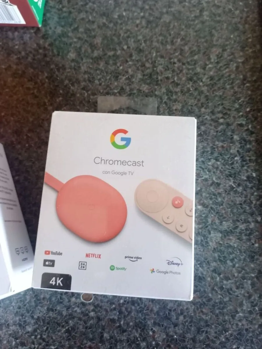 Google Chromecast with Google TV (PINK) - 4K - Image 1