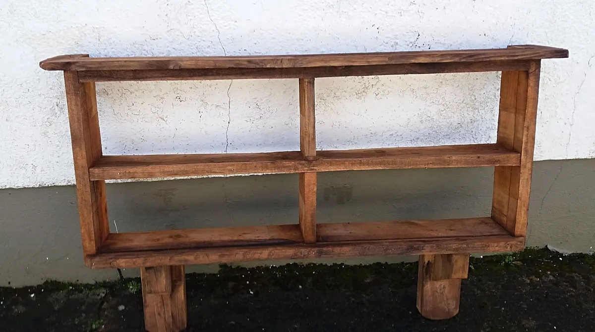 Country style cubby shelf display / storage - Image 4