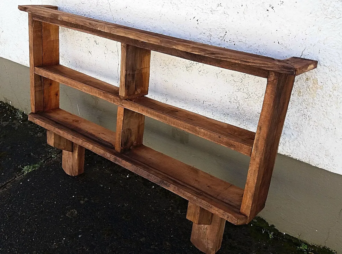 Country style cubby shelf display / storage - Image 3