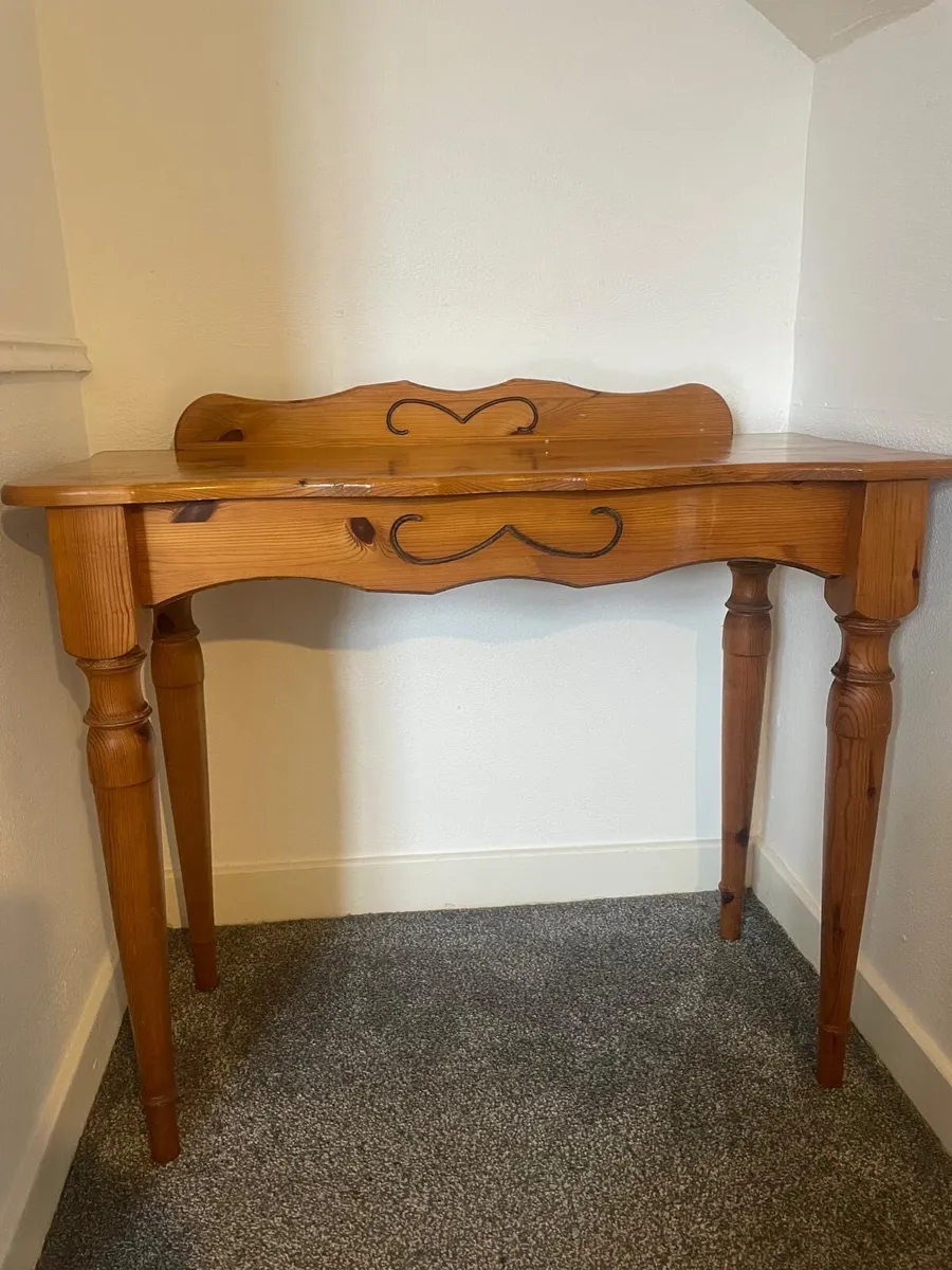 Pine Console Table