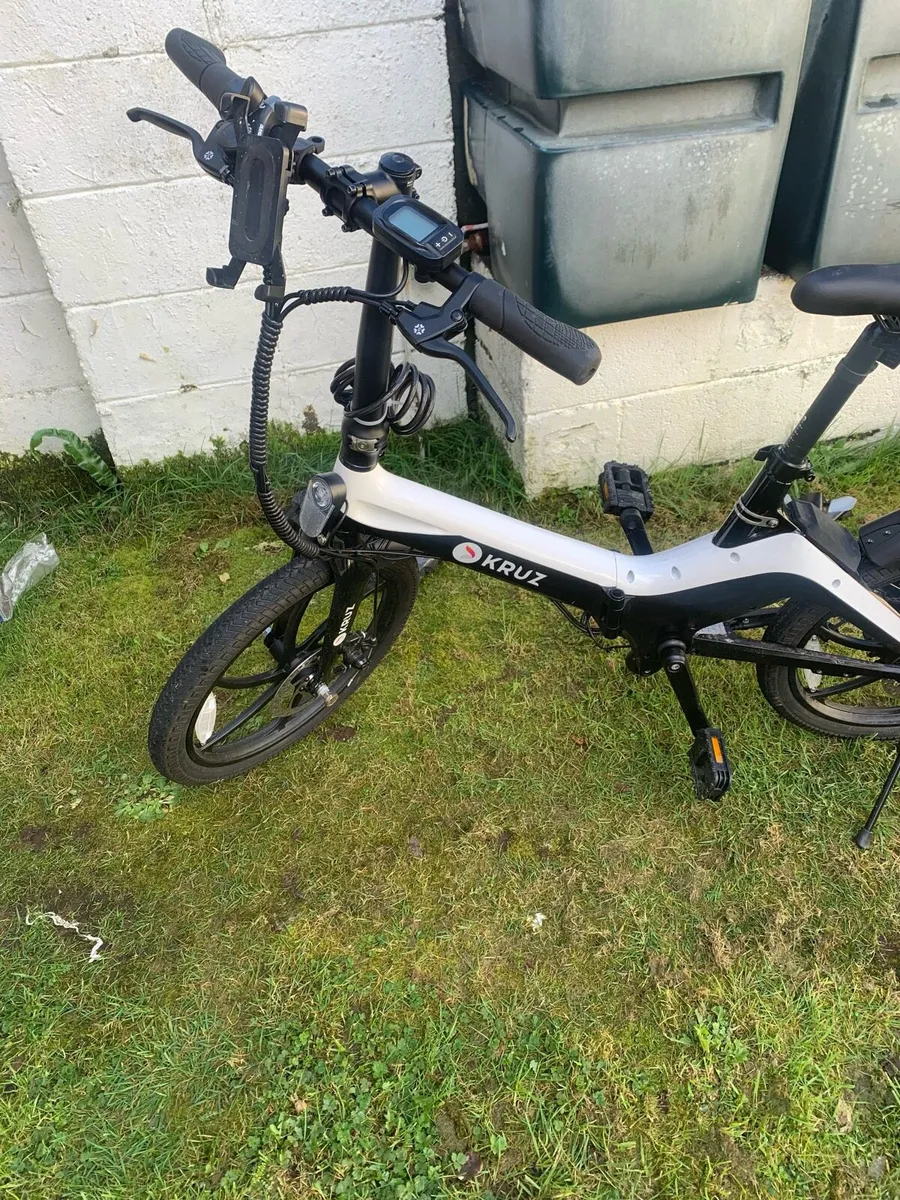 kruz electric bike brand new condition 180 miles - Image 2