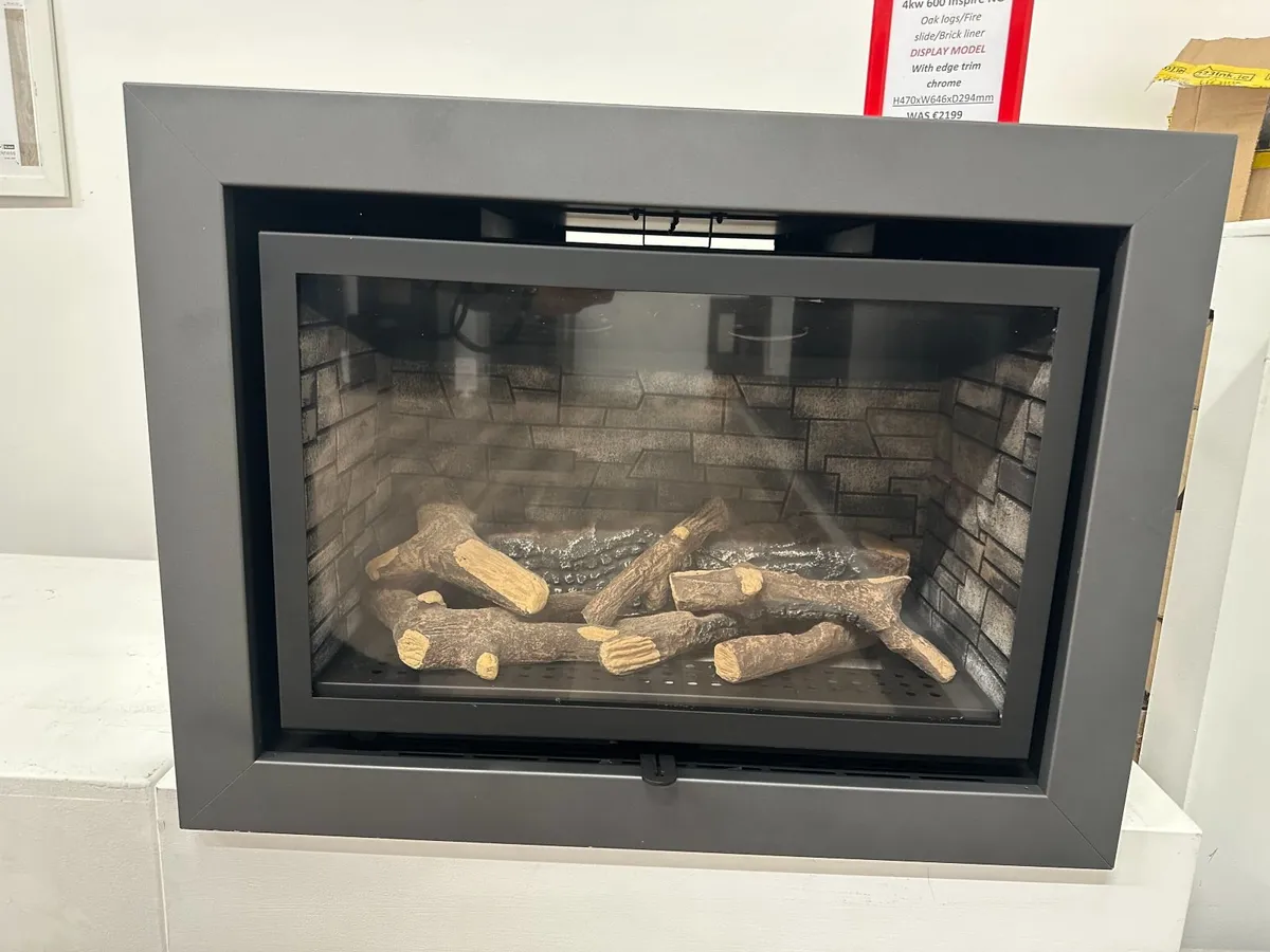 INSPIRE 600 NG Fireslide gas insert(Display model) - Image 4