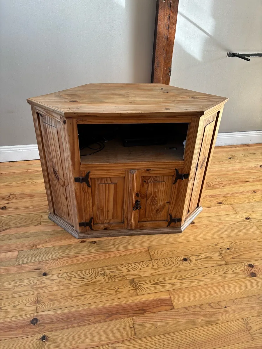 Mexican Pine TV Stand - Image 1