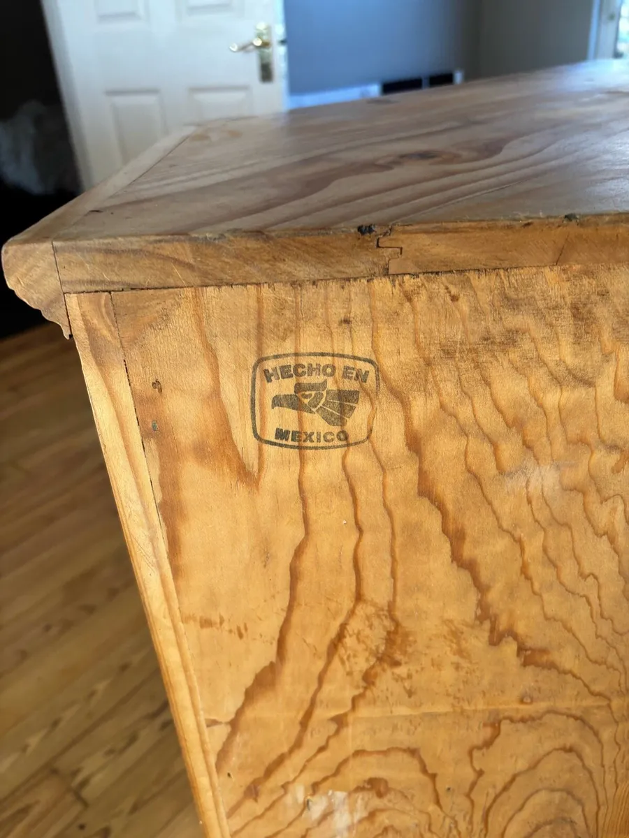 Mexican Pine TV Stand - Image 3