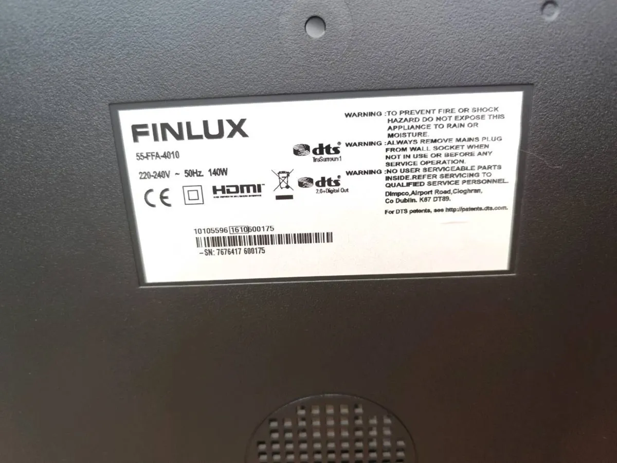 55inch hd TV finlux - Image 2