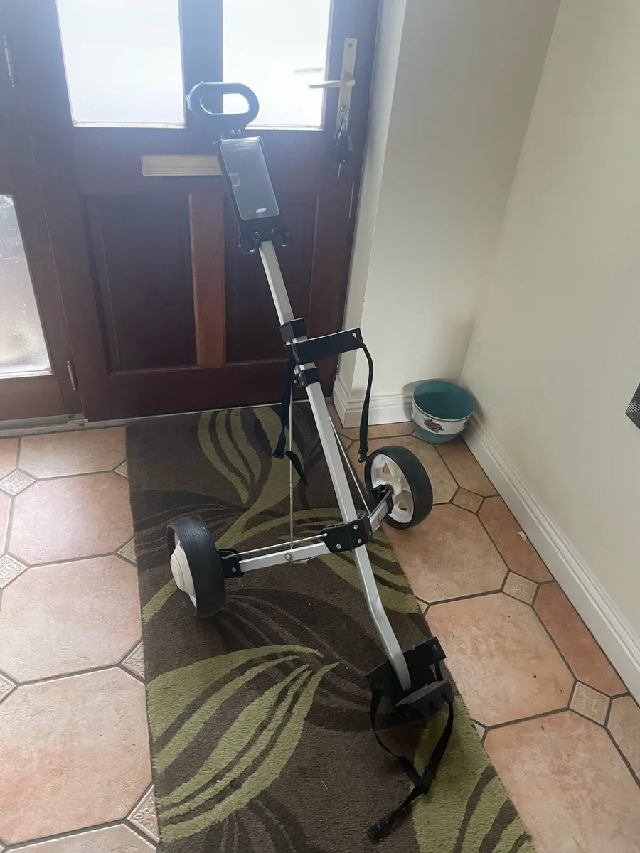 Golf clubs & kart - Image 3