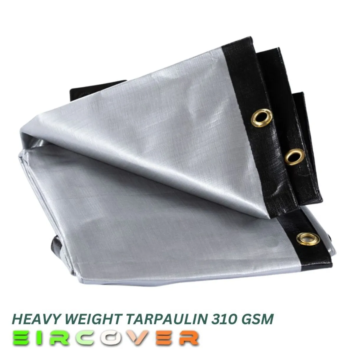 Heavy Weight Tarpaulin 5m x 20m (16' -66') 270 gsm - Image 2