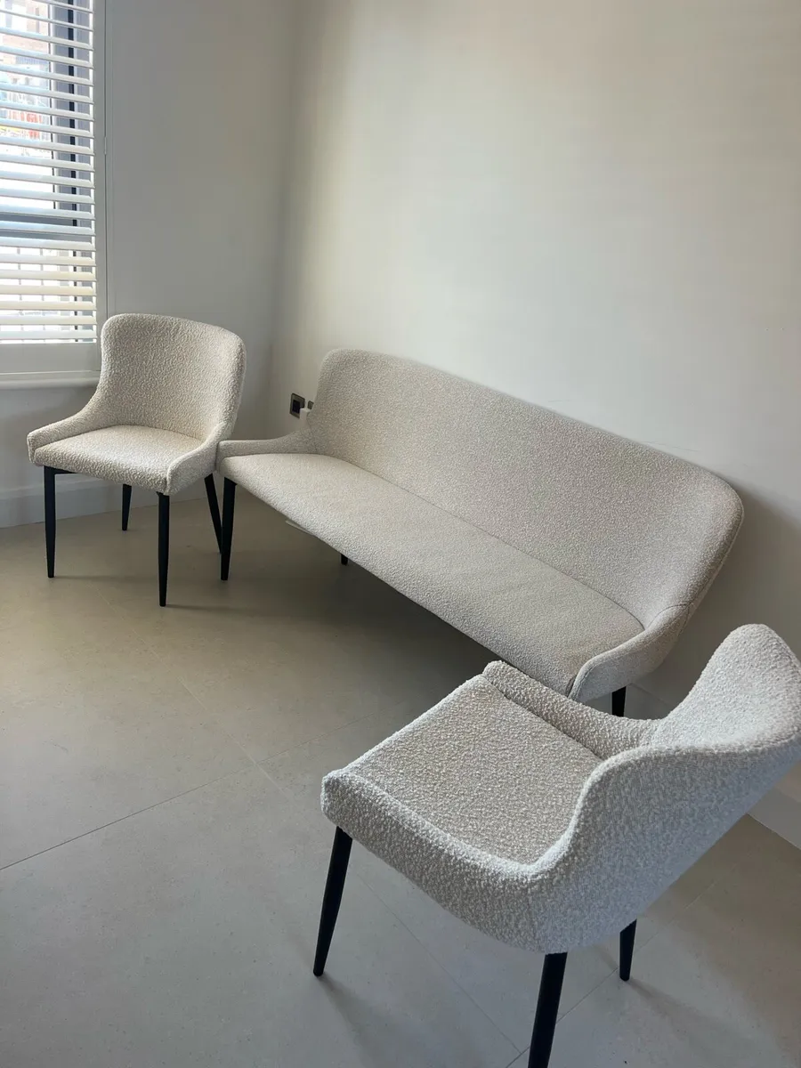 Dining bench and chair set - Image 1