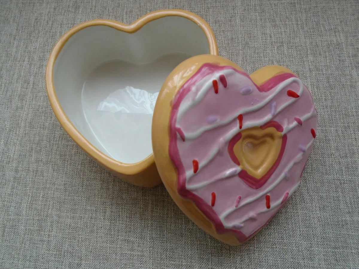 Heart box, Trinket box, home decor - Image 2