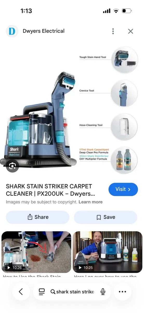 Shark stain striker - Image 1