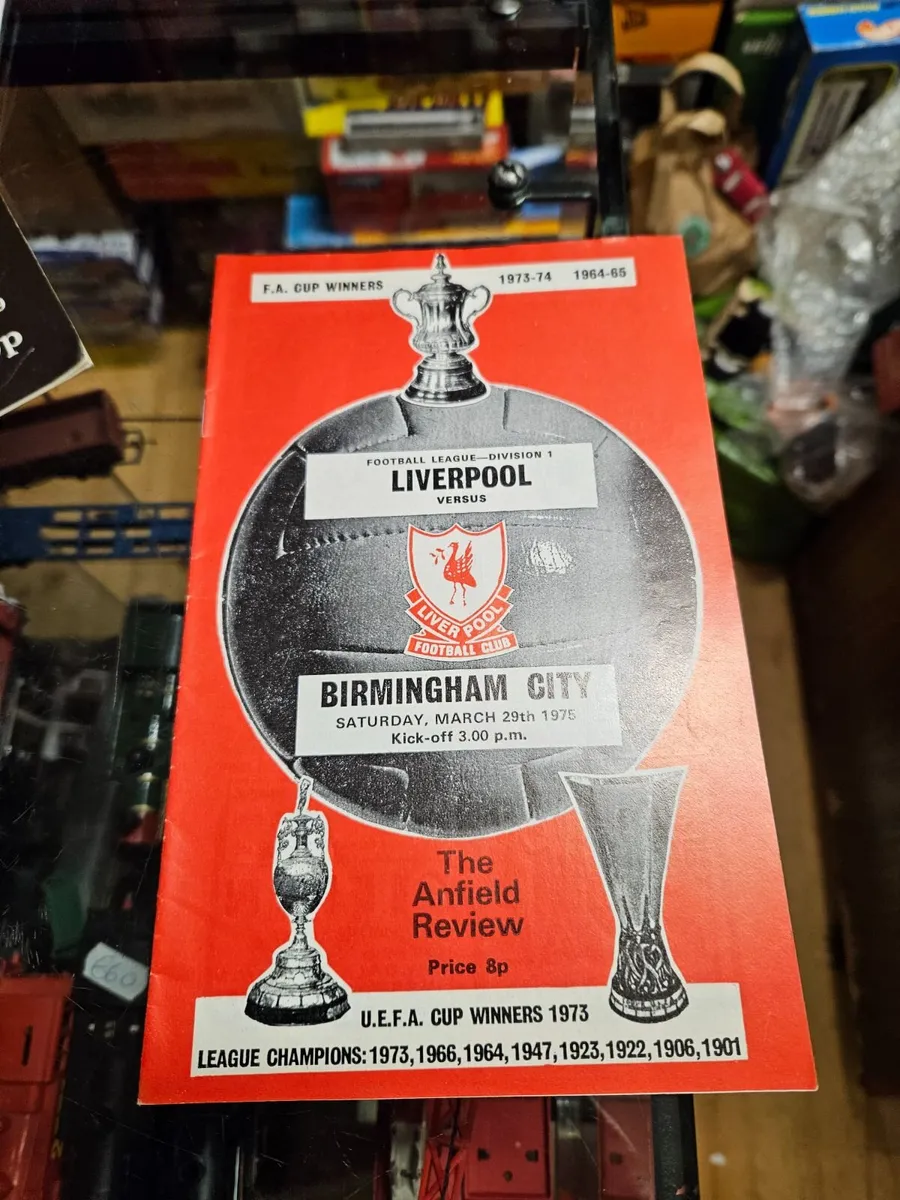 Liverpool Football Programme
