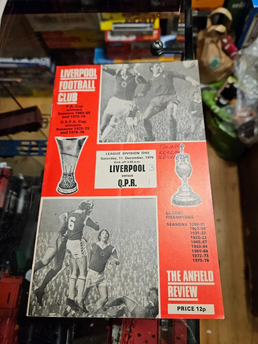 Liverpool Football Programme