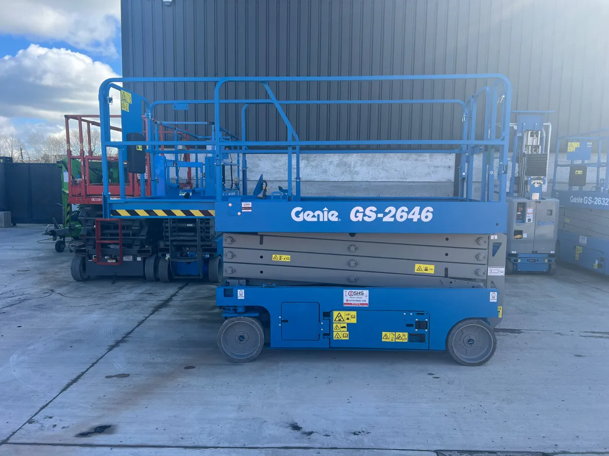 Genie GS2646 Electric Scissor Lift Refurbished - Image 1