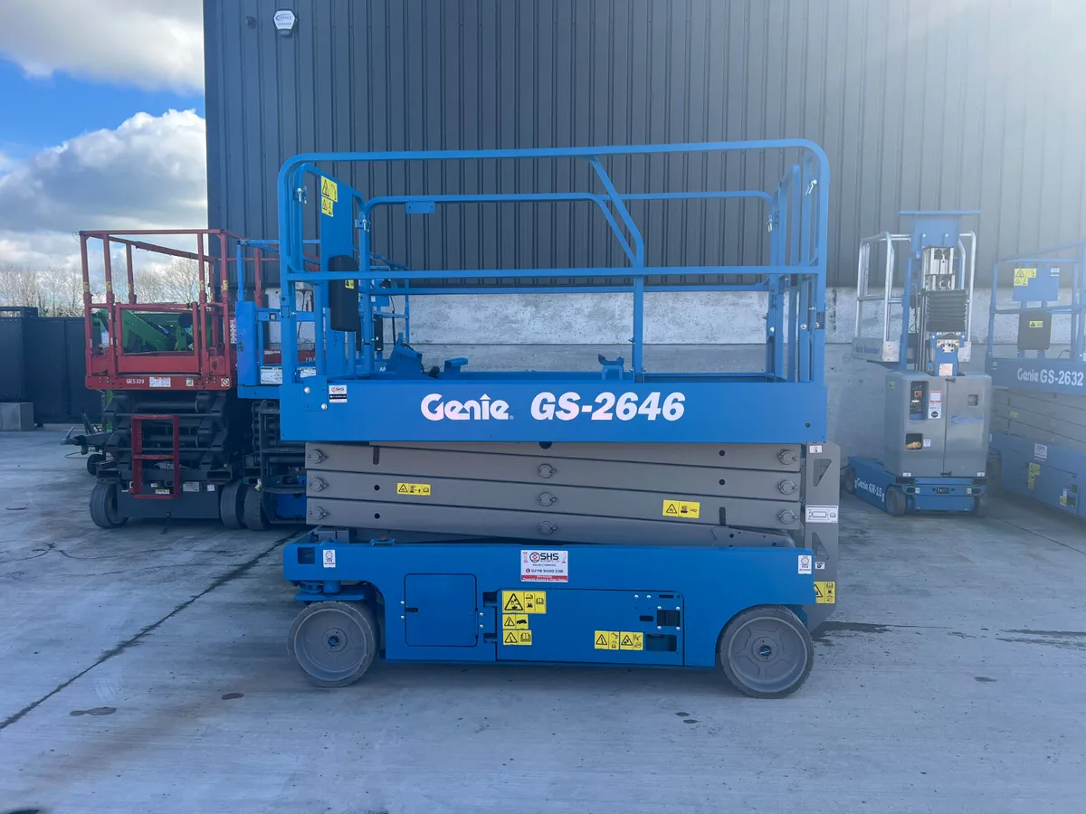 Genie GS2646 Electric Scissor Lift Refurbished - Image 2