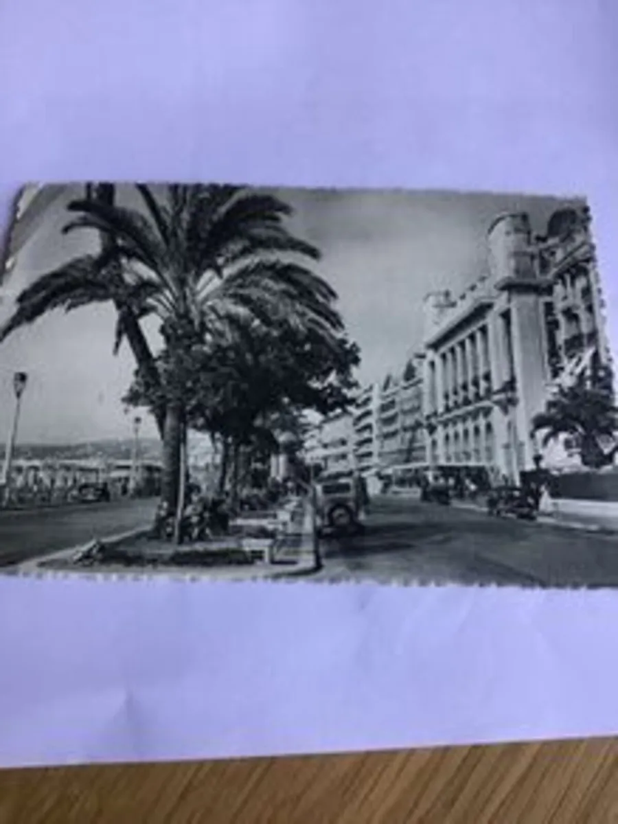 1952 Postcard - the Promenade at Nice