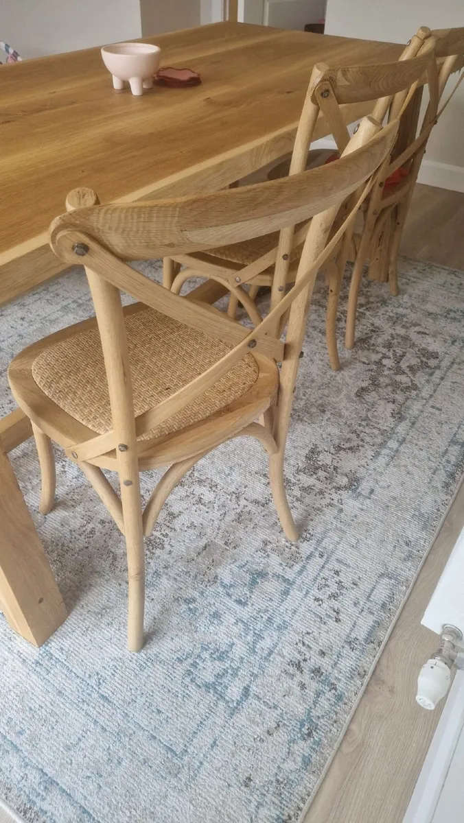 Dining table, bench & chairs - Image 2