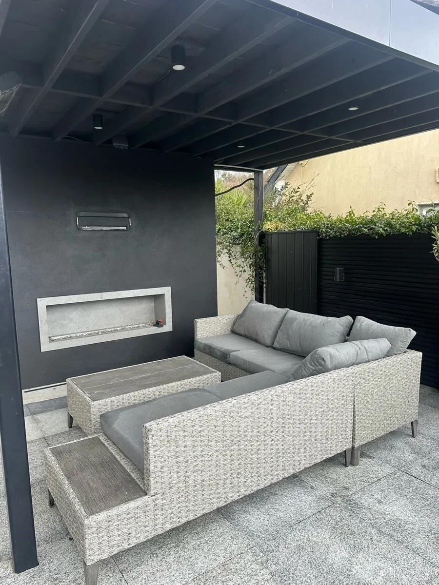 Table + corner sofa Patio set - Image 2