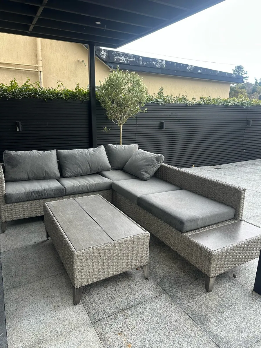 Table + corner sofa Patio set - Image 4