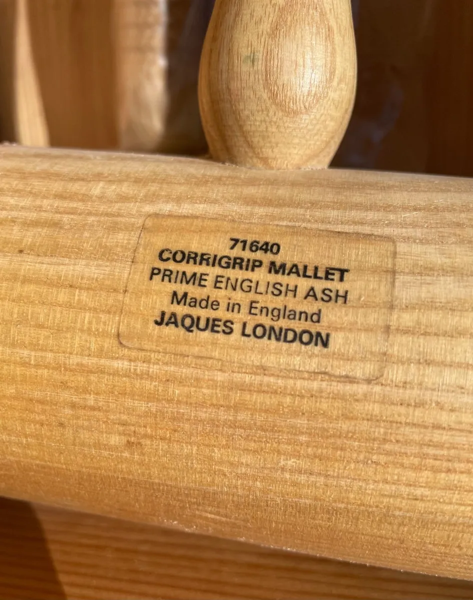 VINTAGE JAQUES LONDON CROQUET IN ORIGINAL PINE BOX - Image 2