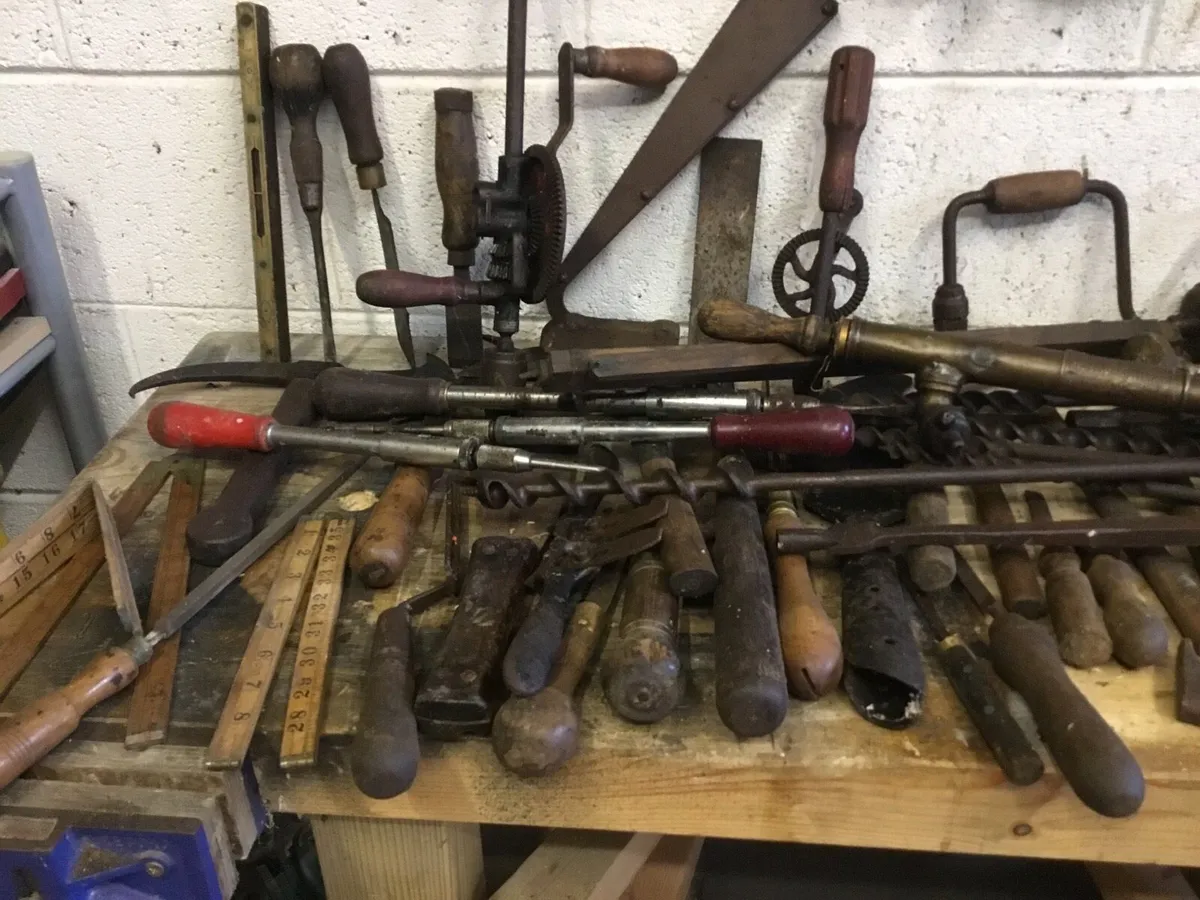 Old carpenters tools - Image 1