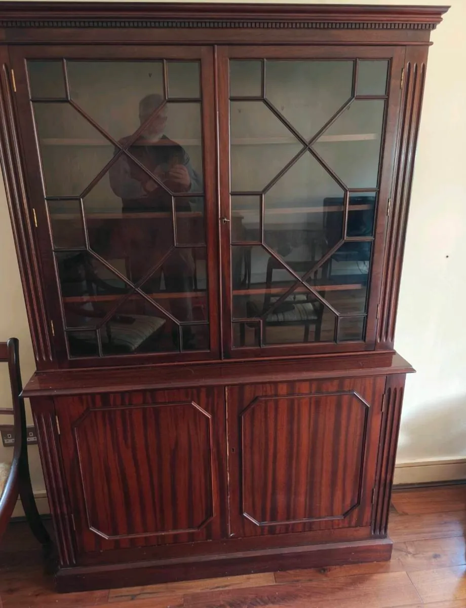 FREE: Display Cabinet with Matching Corner Unit - Image 1