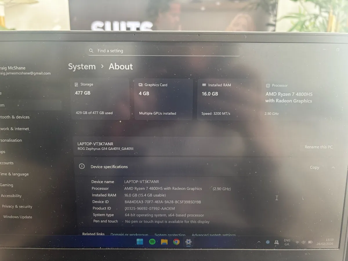 ASUS ROG ZEPHYRUS G14 2021 - Image 4