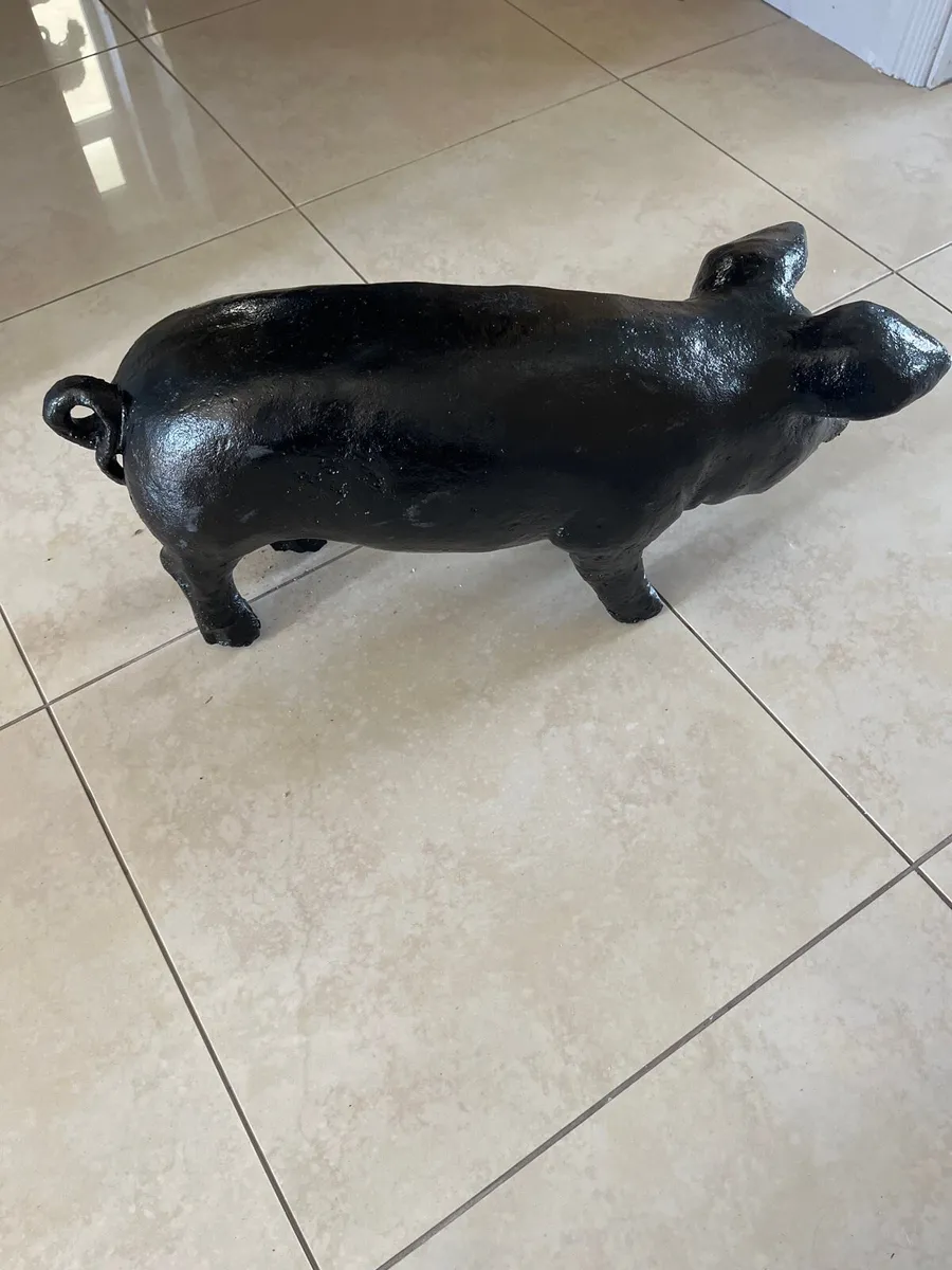 Cast iron pig - Image 4
