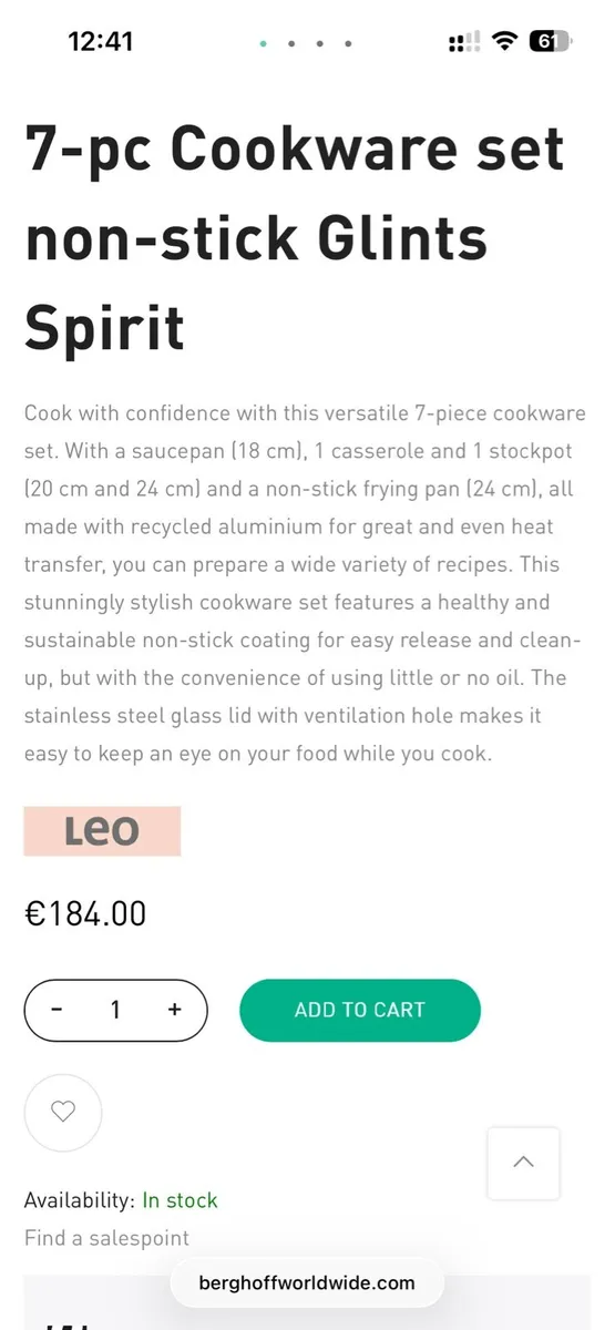 BergHoff Saucepan Set - Image 4