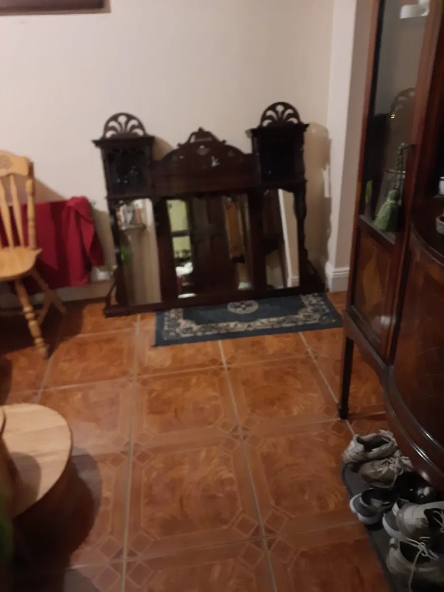 Antique overmantle - Image 2