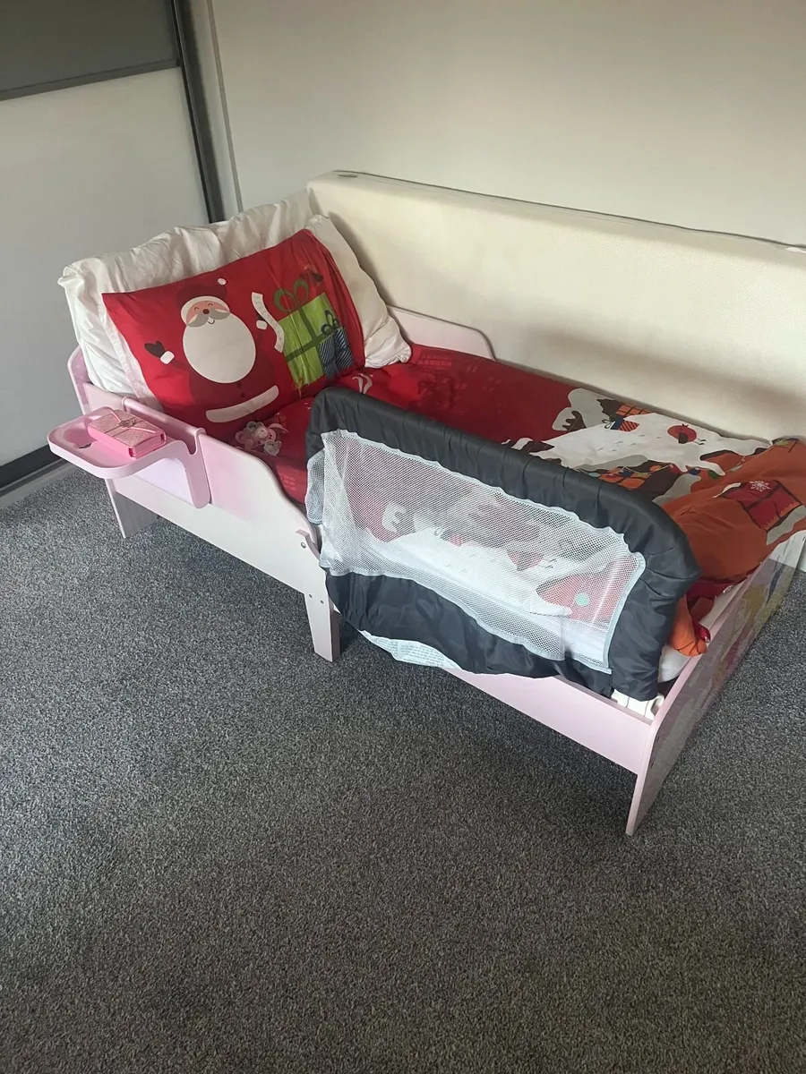 Toddler Bed and Mattress - Image 1
