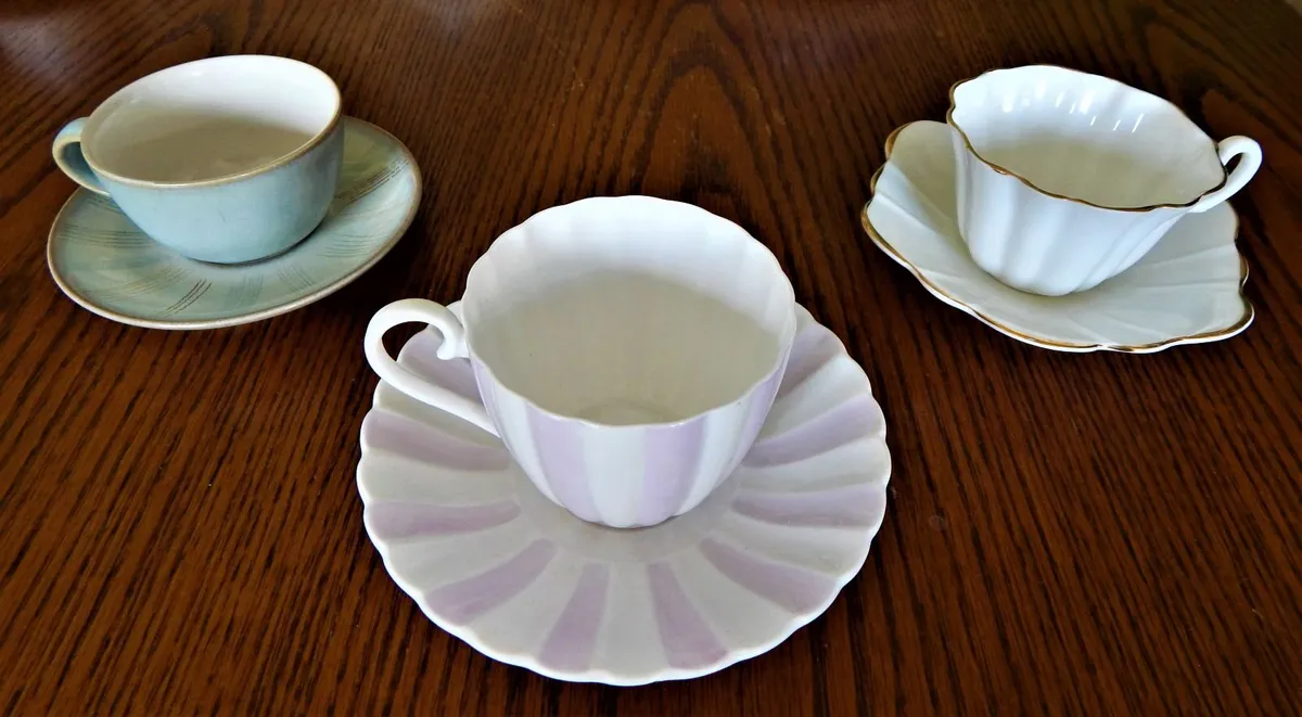 Vintage Myott Ironstone Teapot & Various Crockery - Image 3