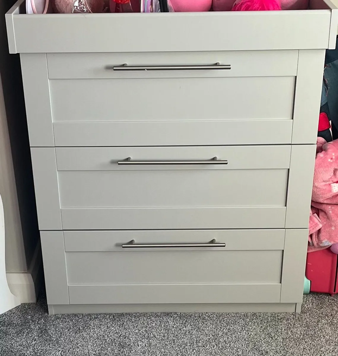 Kids Wardrobe & Chest of Drawers/Changing table - Image 2