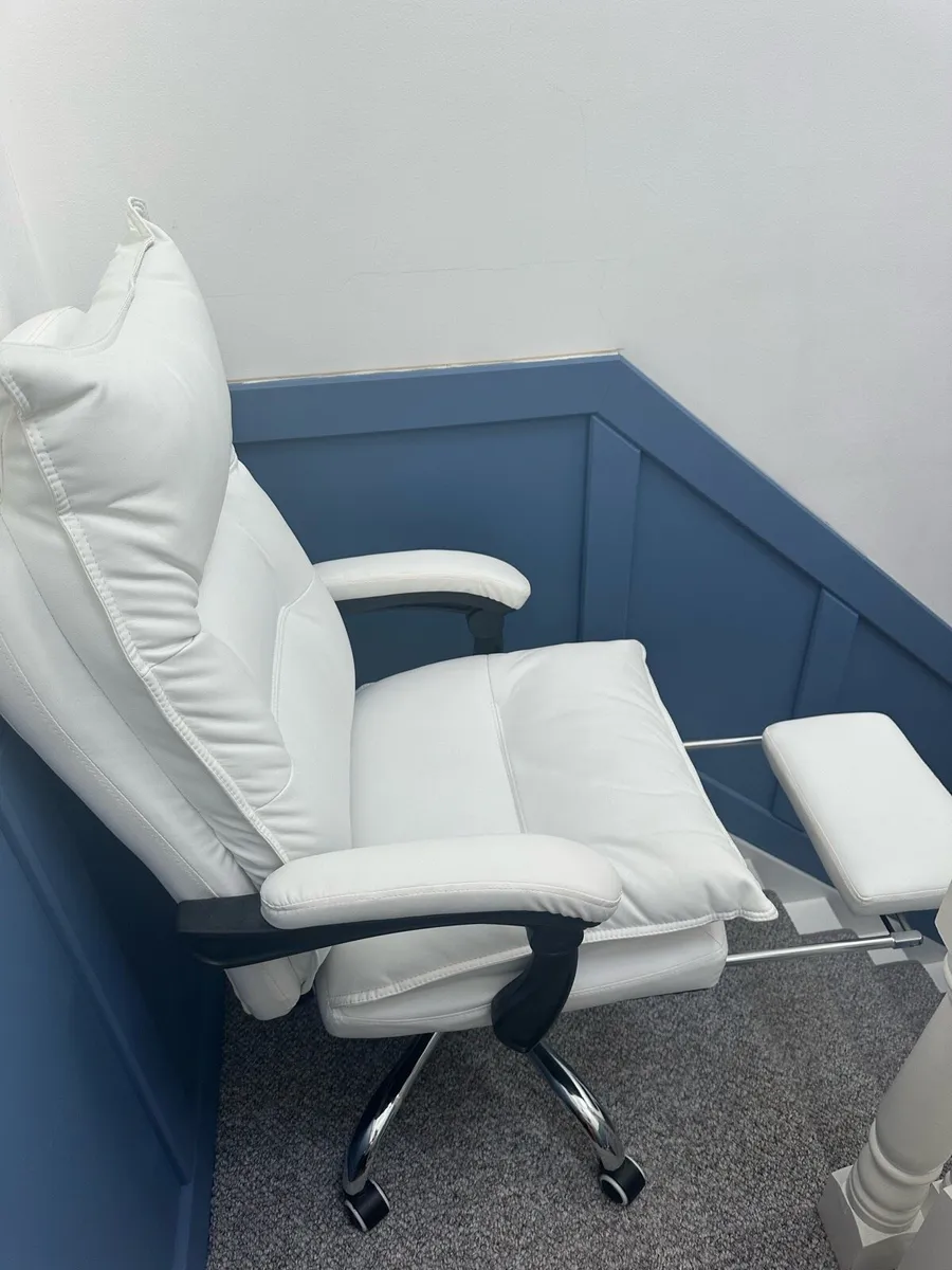 White Desk Chair - Image 3