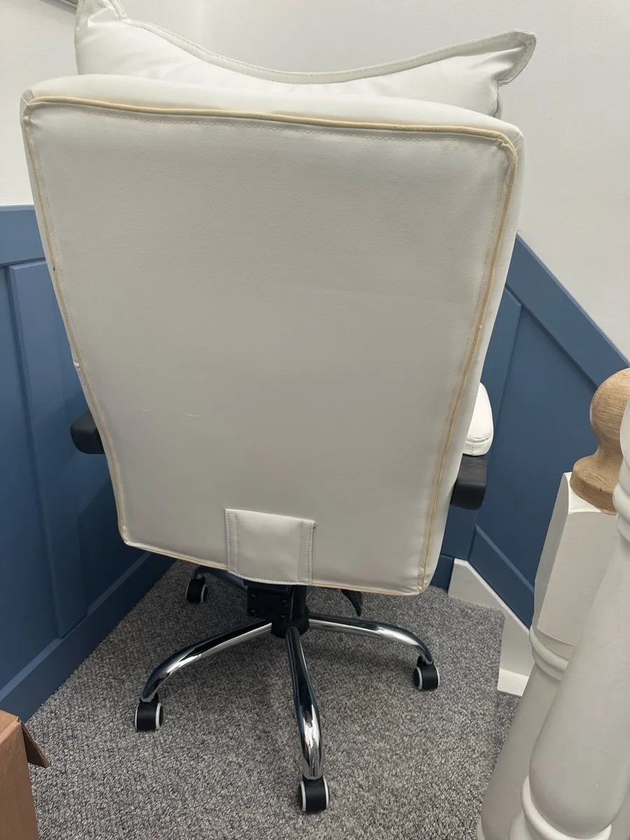 White Desk Chair - Image 4