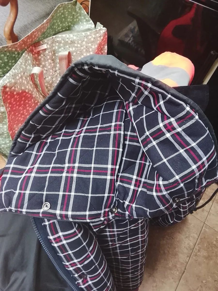 Men's Navy Waxed Jacket XL - Image 4