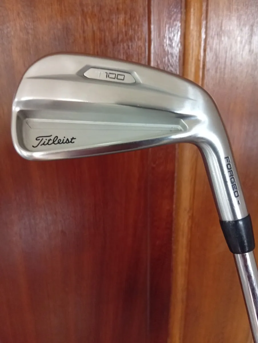 Titleist  T100 5-9 iron Stiff ,46 PW vokey+52+60 - Image 2