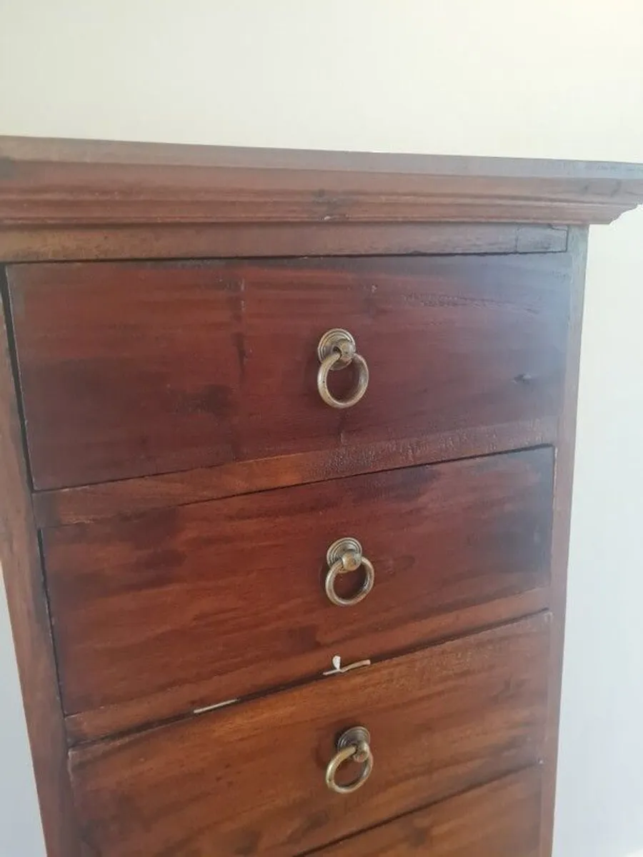 Mahogany Tallboy Chest - Image 3