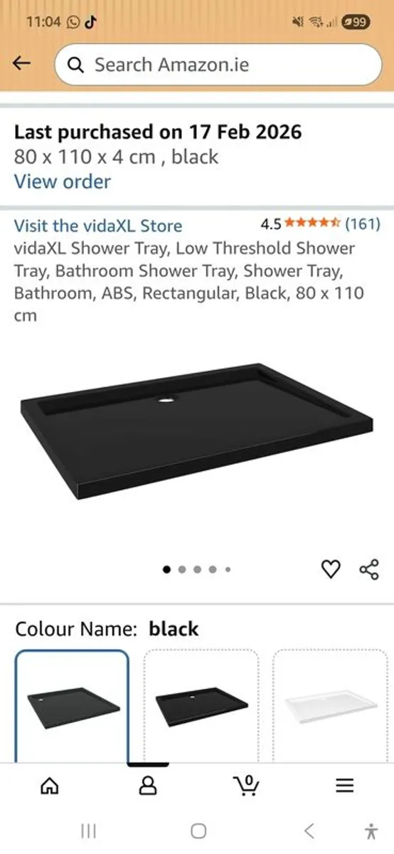 Shower Tray & Shower Door - Image 1