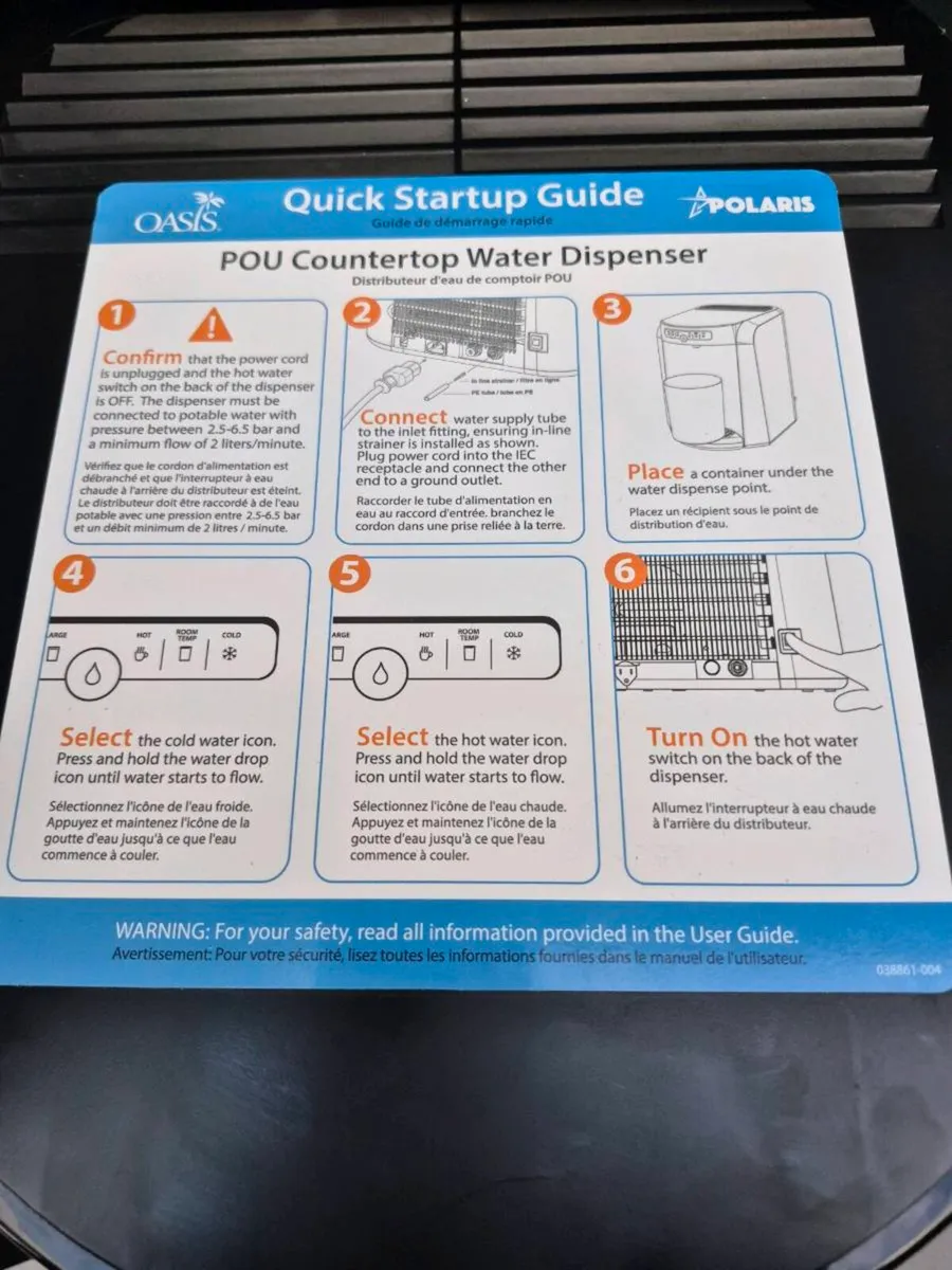 Countertop plumbed water cooler - Image 4