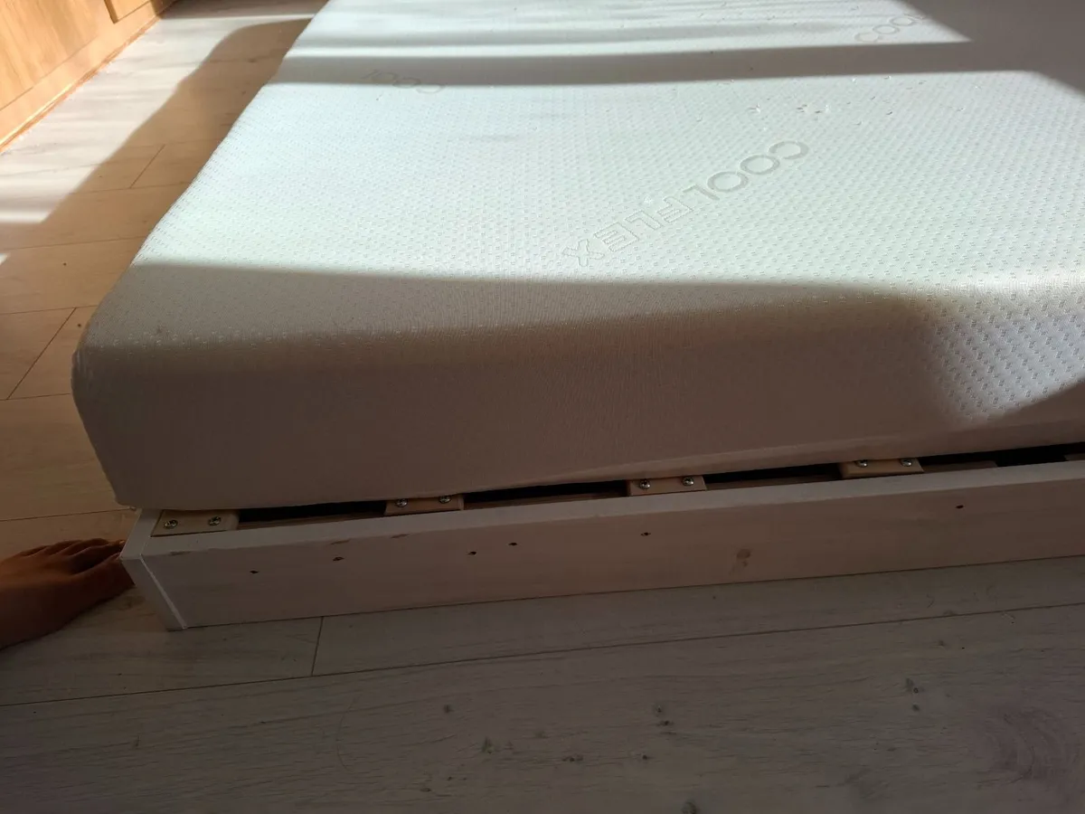 Bedframe with mattress (superking) - Image 3