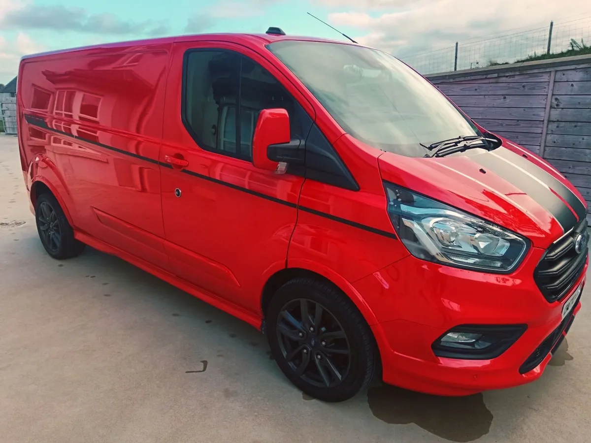 NO VAT Ford Transit Custom Sport LWB 2021 - Image 1